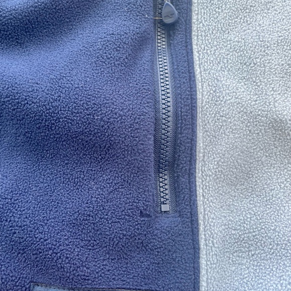 Vineyard Vines Fleece Vest Jacket Blue/Lt.Blue Mens Medium M Full Zip EUC - Picture 4 of 8